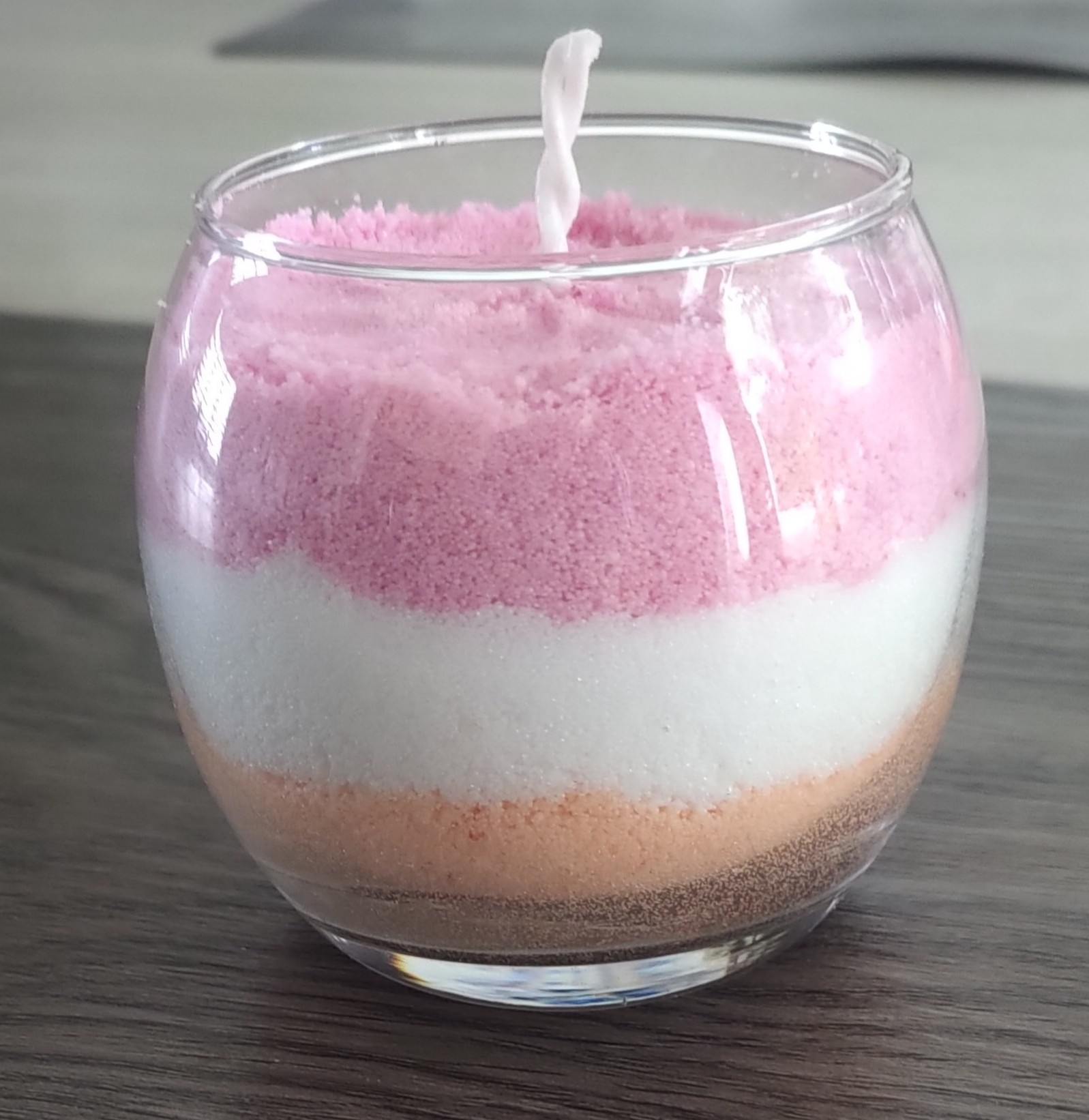 Fondant parfumé Bougie Effet Sable