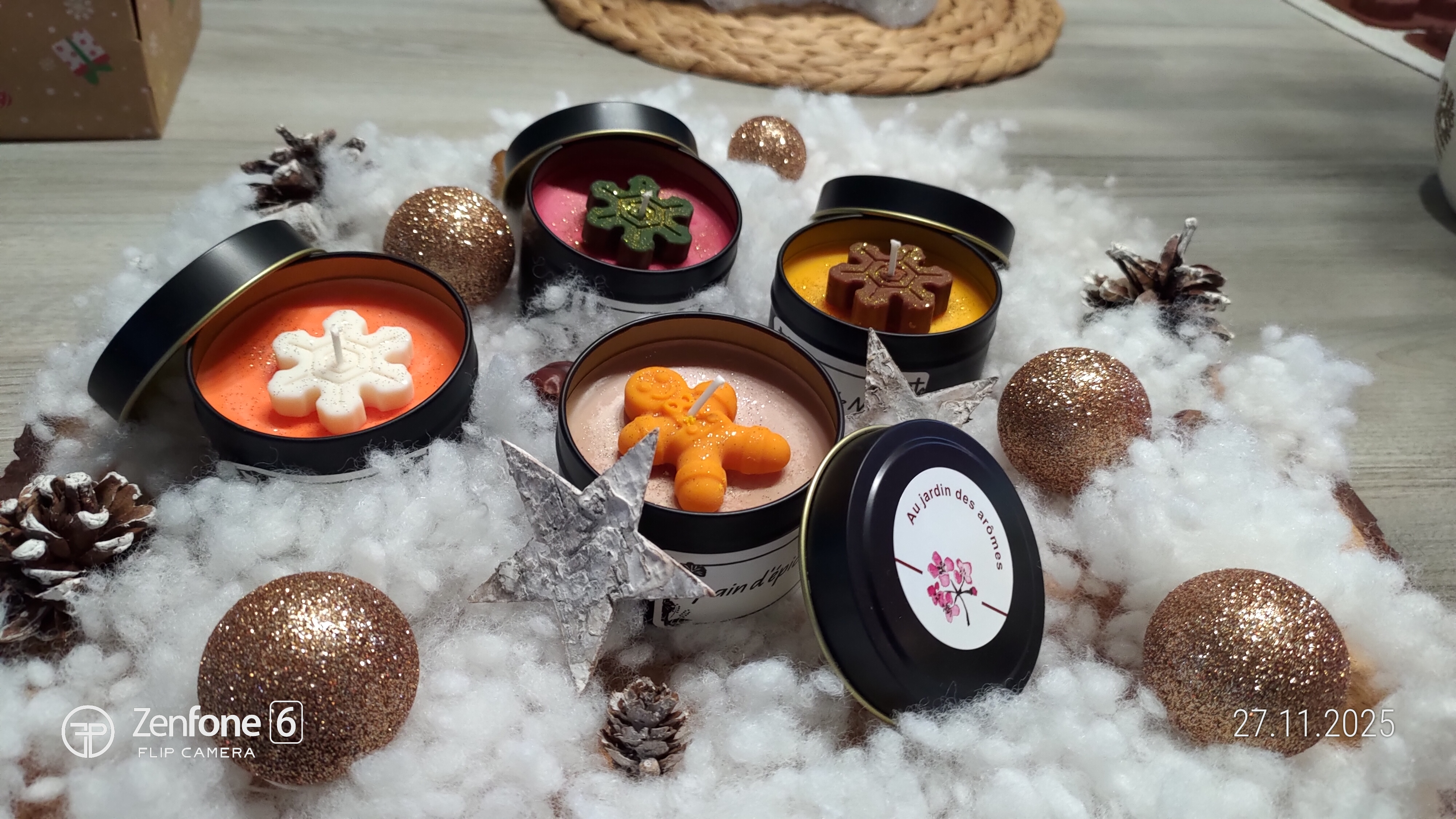 Fondant parfumé Bougie de Noël
