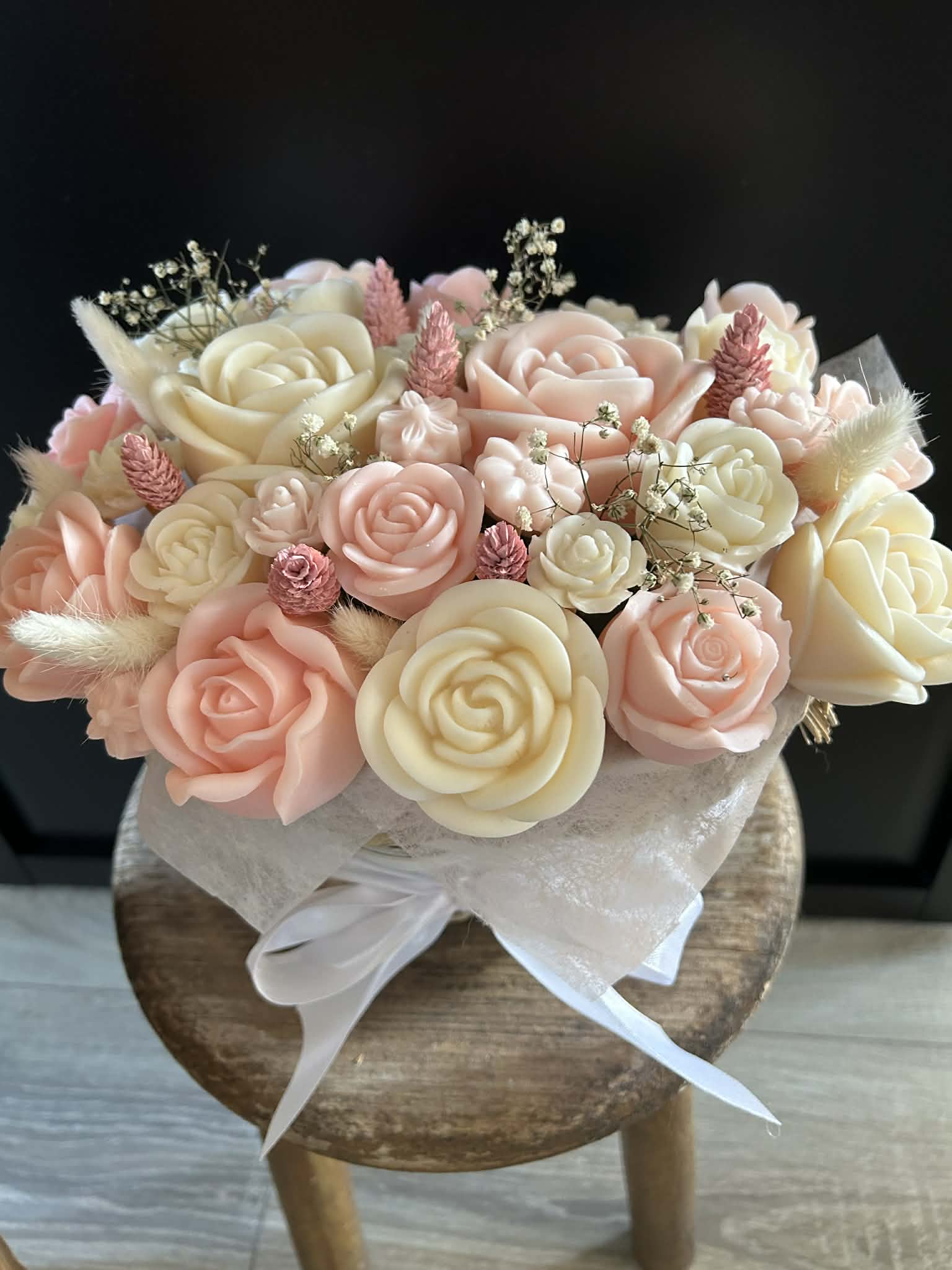 Fondant parfumé Centre de table florale