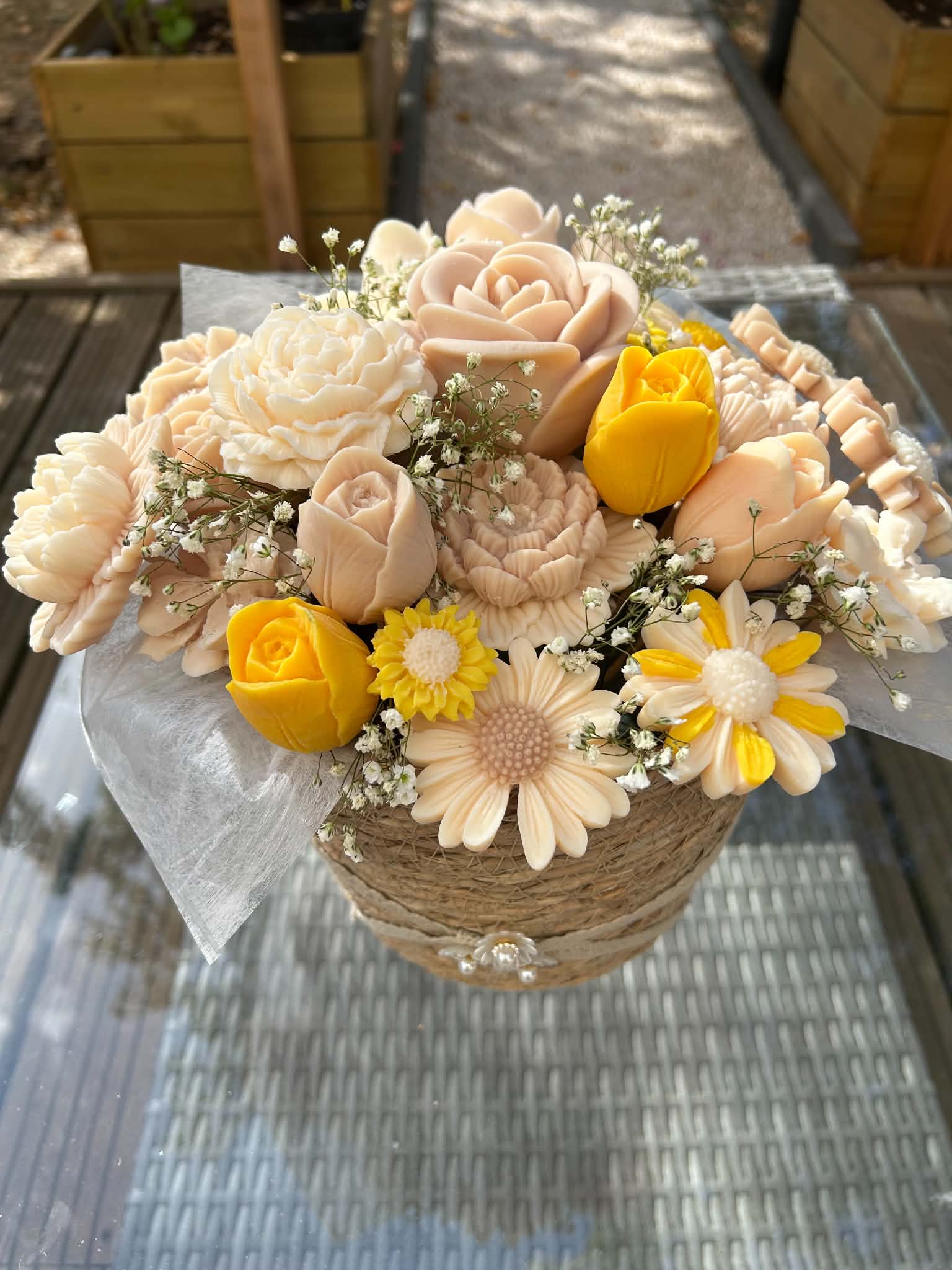 Fondant parfumé Gros bouquet champêtre